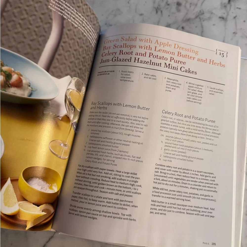 Martha Stewart dinners at home cookbook, GUC